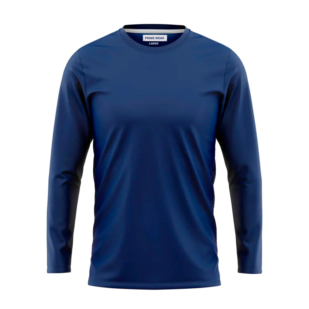 Navy Full Sleeve T-Shirt For Men & Women