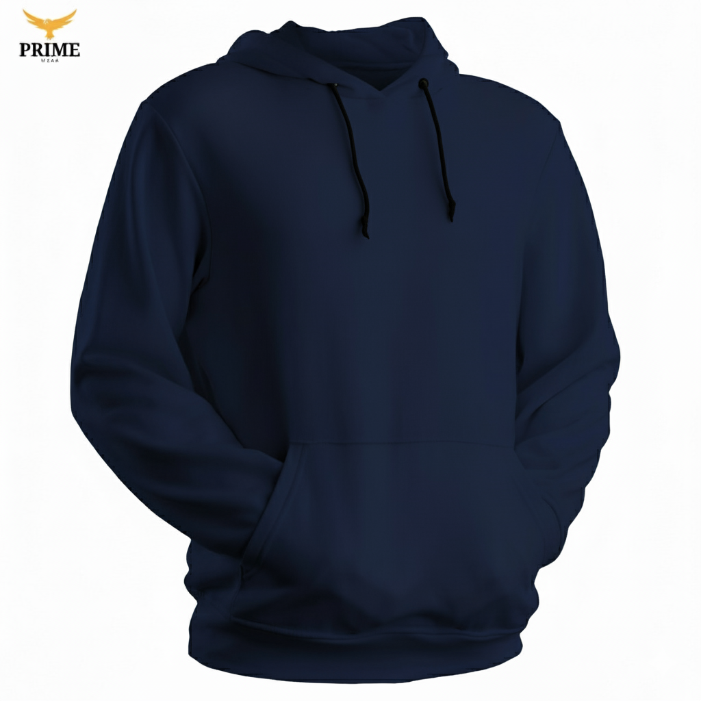 Navy Blue Premium Hoodie For Men & Women