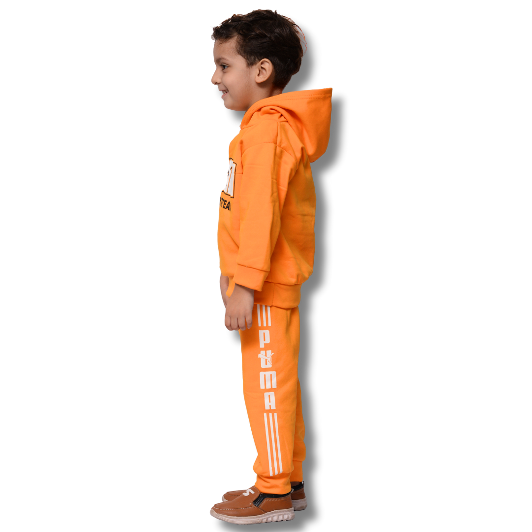 Kids Winter Fleece Hoodie Suit For Boys & Girls