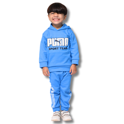 Kids Winter Fleece Hoodie Suit For Boys & Girls