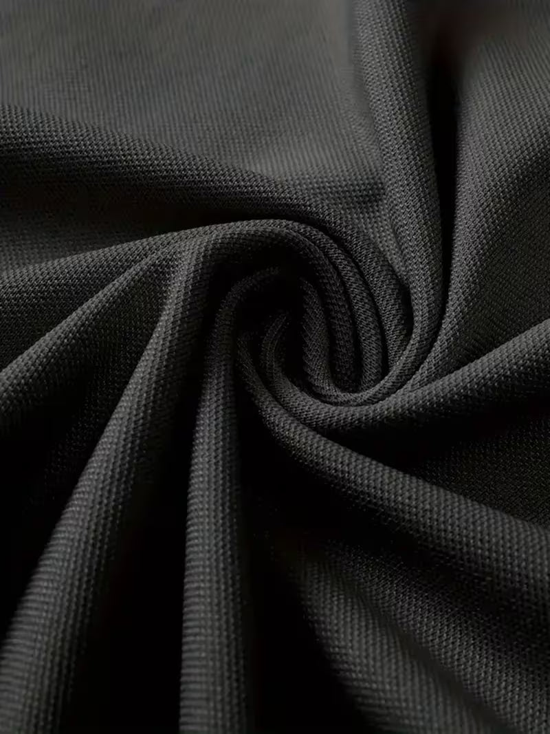 Black Old Money Polo Shirt