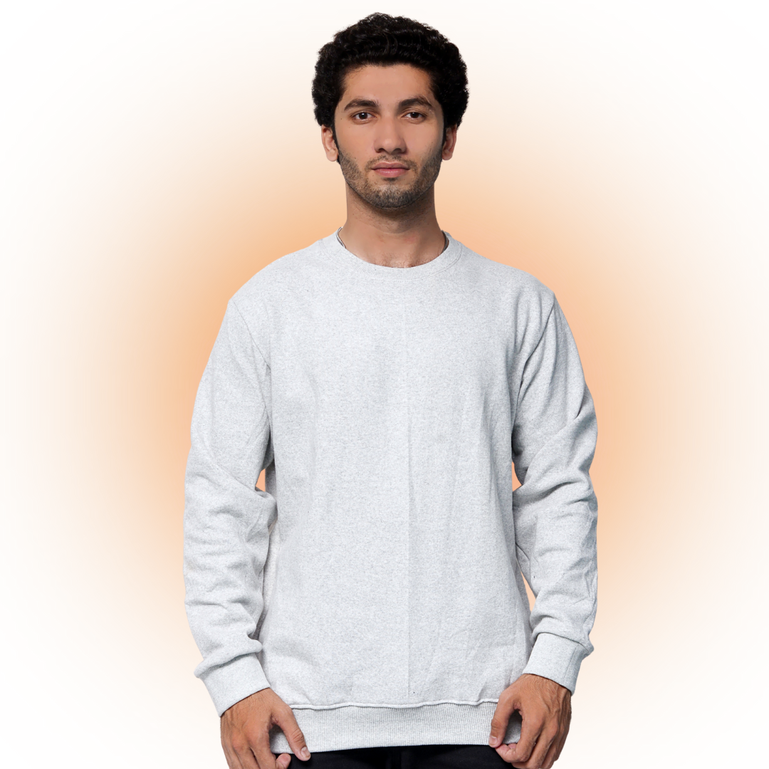 Heather Grey Premium Sweatshirt - For Men & Women