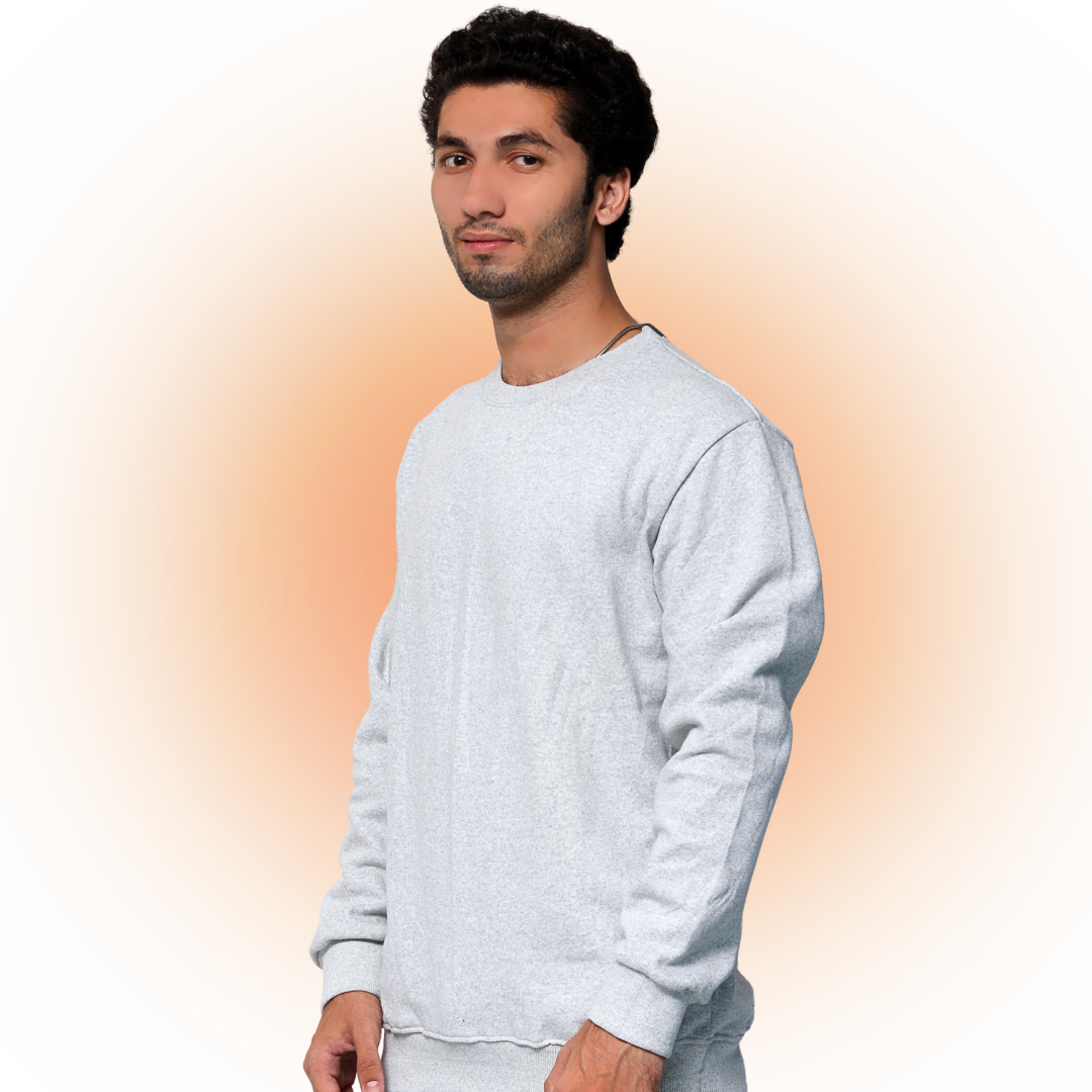 Heather Grey Premium Sweatshirt - For Men & Women