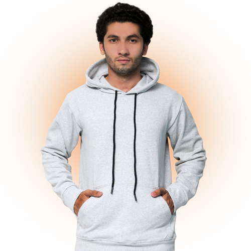 Heather Grey Premium Hoodie For Men & Women