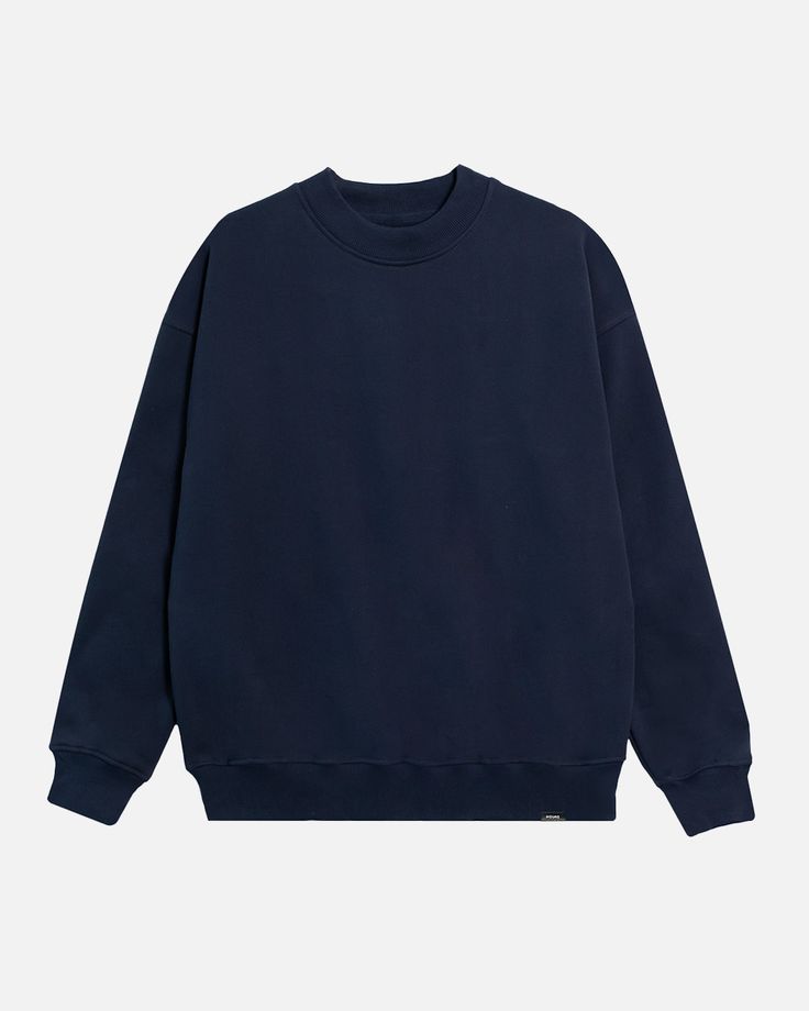 Navy Blue Premium Sweatshirt - For Men & Women