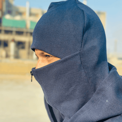 Primewear® Ninja Balaclava Hoodie with Built-In Face Mask