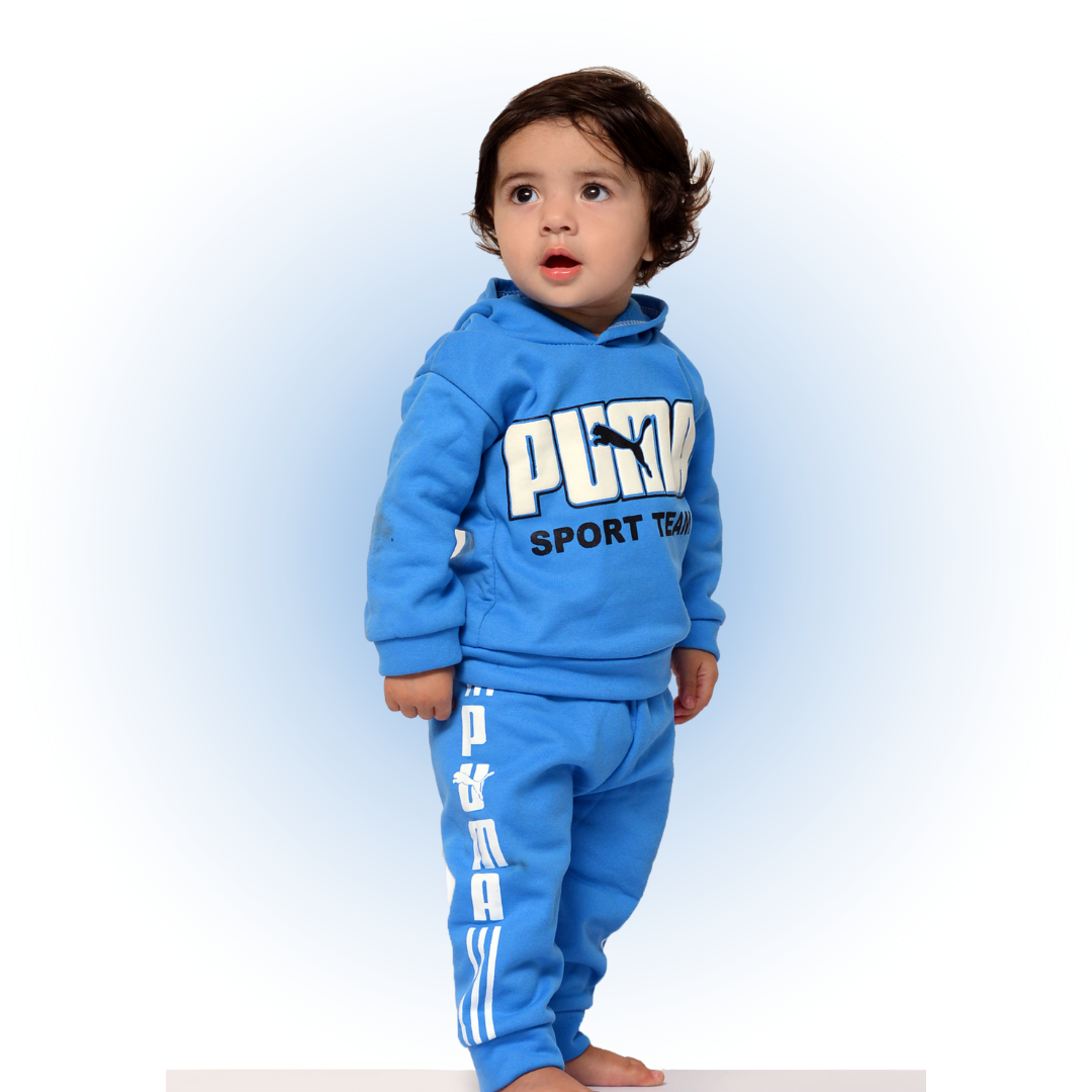 Kids Winter Fleece Hoodie Suit For Boys & Girls