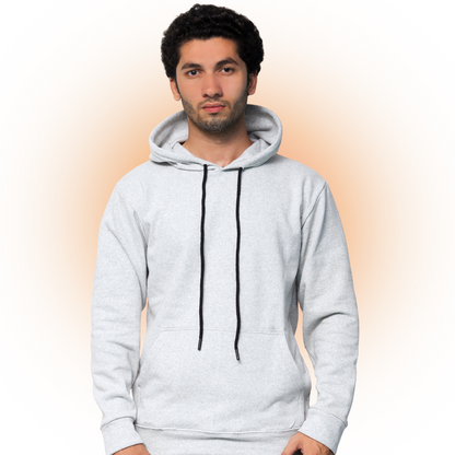 Heather Grey Premium Hoodie For Men & Women