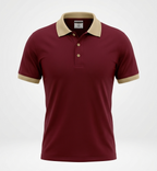 Wine (Maroon) Old Money Polo