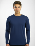 Navy Full Sleeve T-Shirt For Men & Women