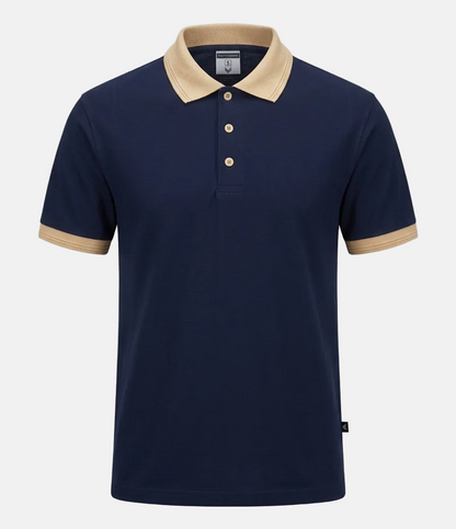 Navy Blue Old Money Polo