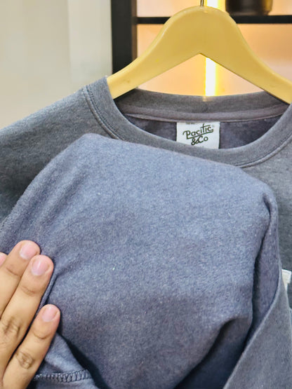 Premium Imported Oversized Embroidered Sweatshirt