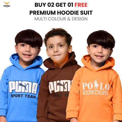Pack Of 03 Kids Suit For Boys & Girls - Buy 02 Get 01 Free