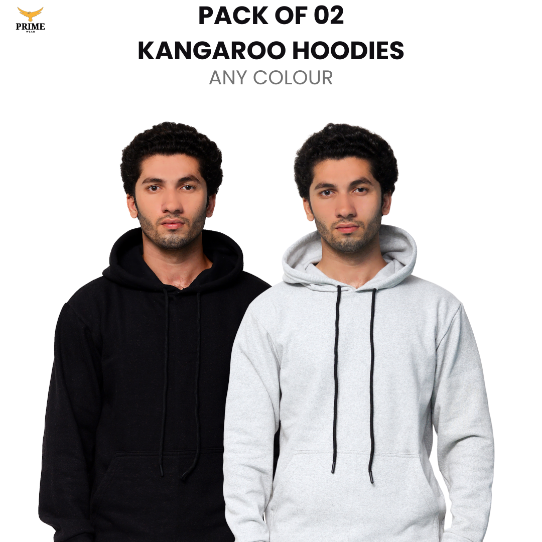 Pack Of 02 Hoodies - Winter Sale