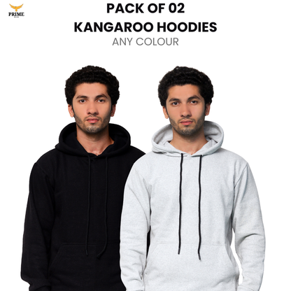 Pack Of 02 Hoodies - Winter Sale