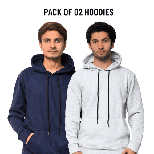 Pack Of 02 Hoodies - Winter Sale