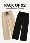 Pack of 2 - Loose Fit Centreline Trouser
