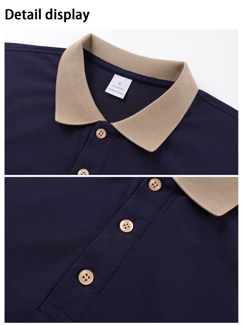 Navy Blue Old Money Polo