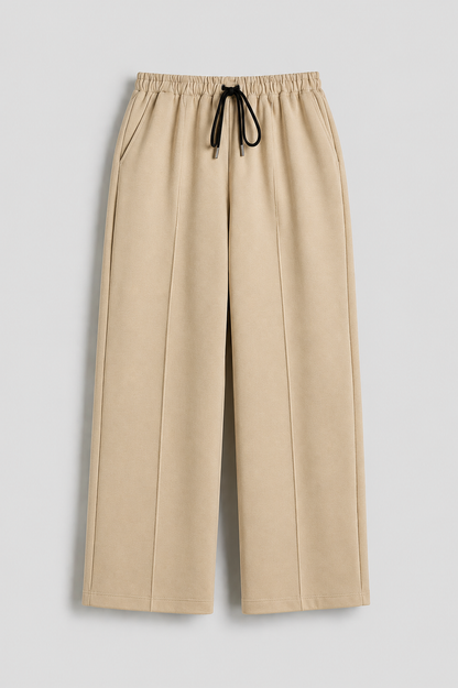 Beige - Centerline Loose Bottom Trouser