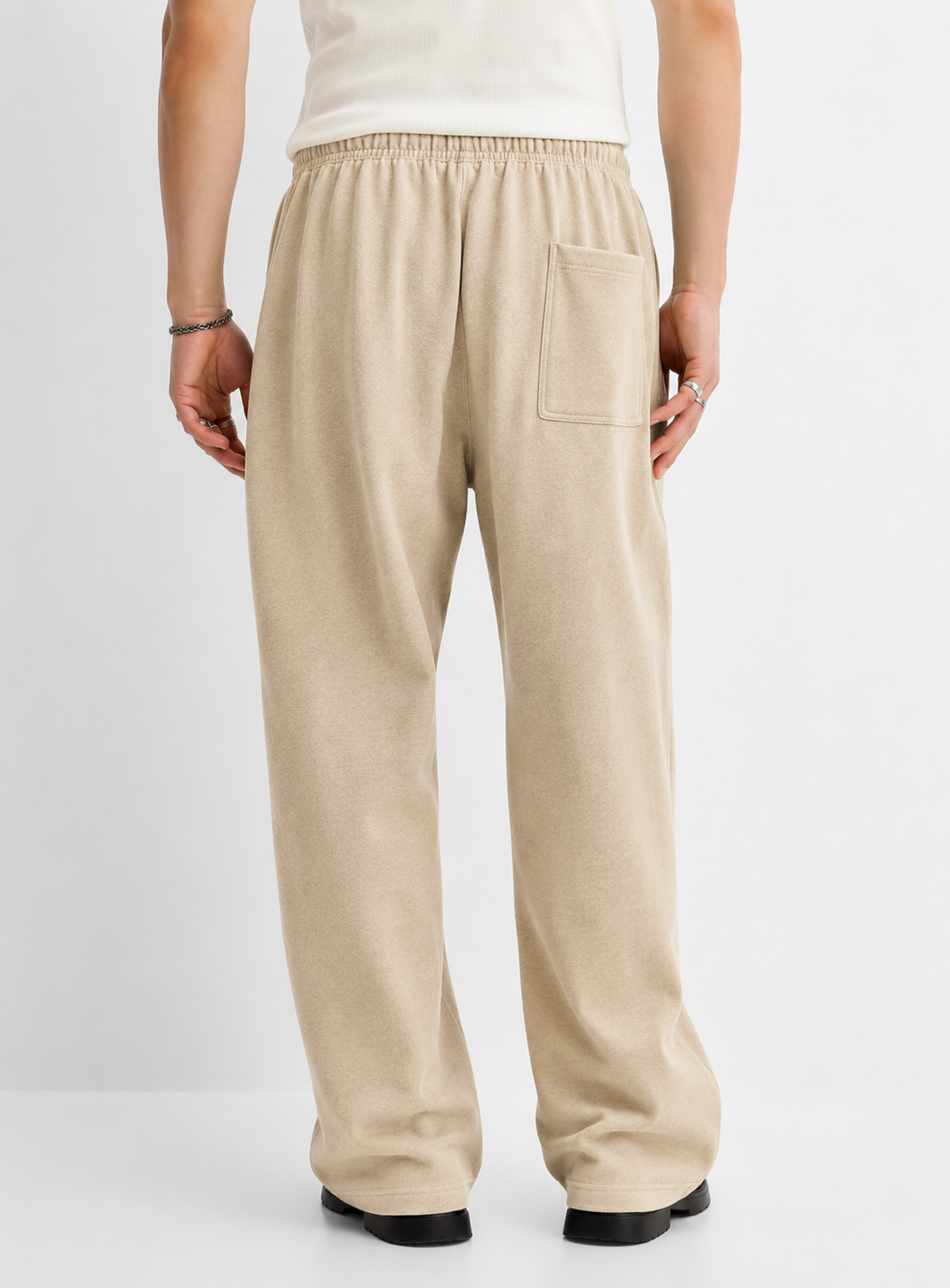 Beige - Centerline Loose Bottom Trouser