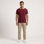 Wine (Maroon) Old Money Polo