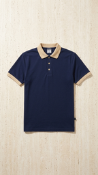 Navy Blue Old Money Polo