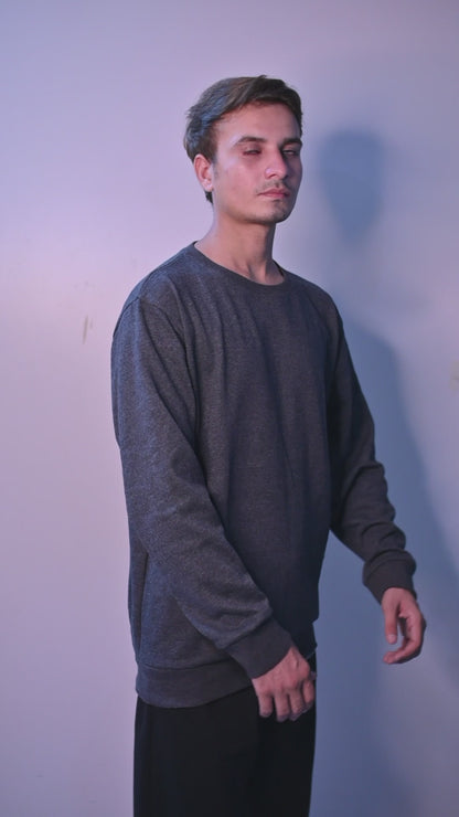 Charcoal Premium Sweatshirt - For Men & Women