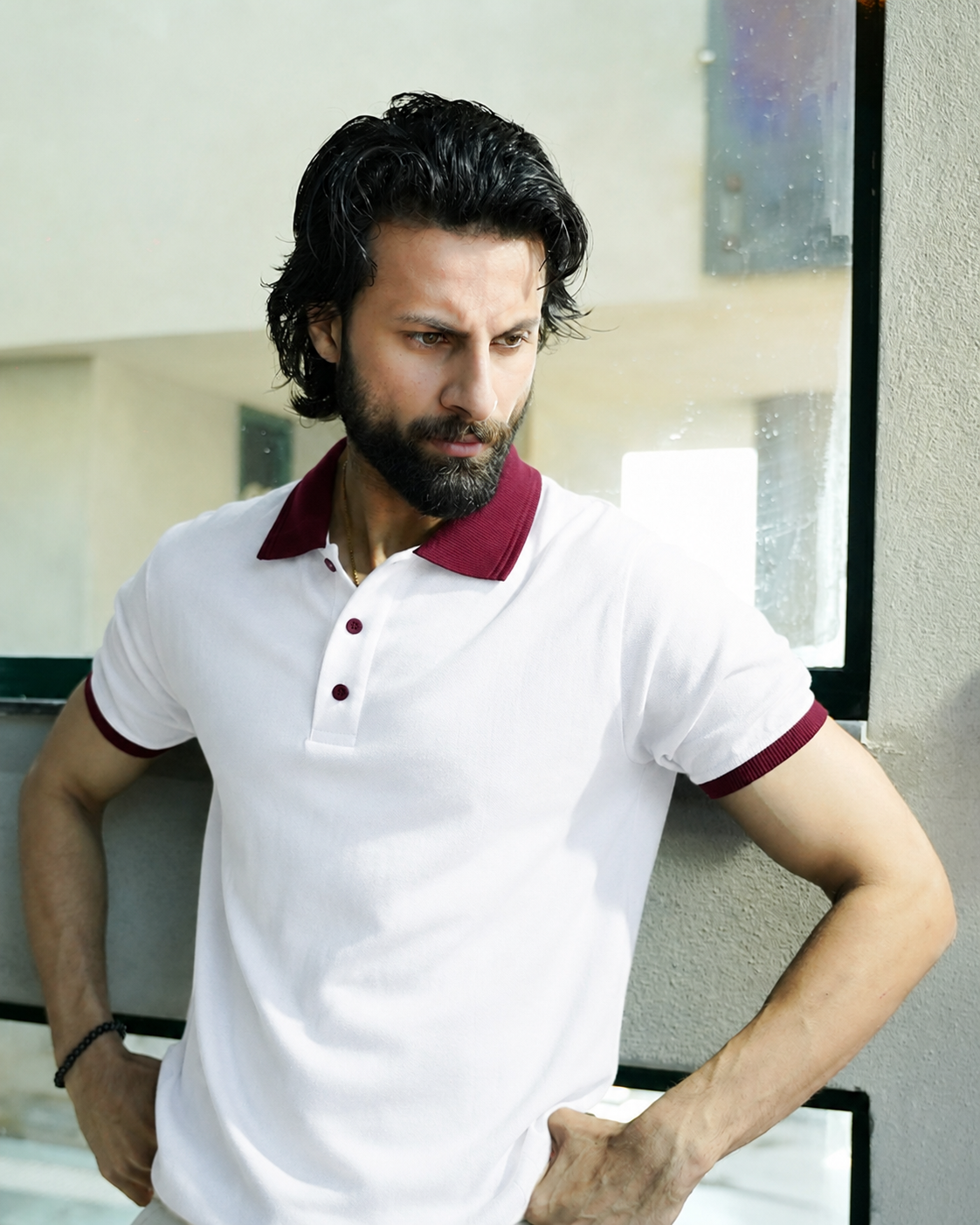 Pack of 2 Old Money Contrast Polo T-Shirt